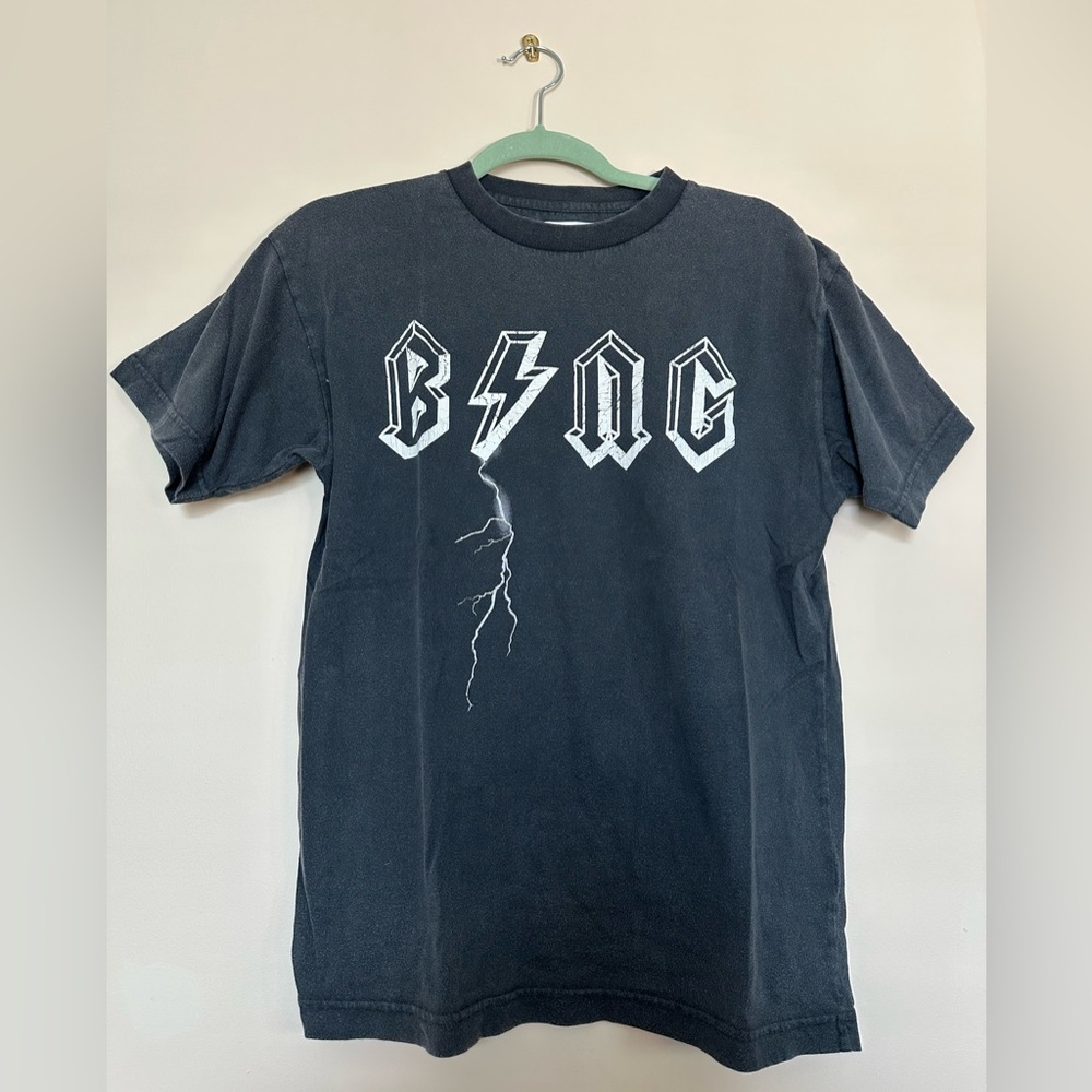 Anine Bing Bolt T-shirt - Faded Black - Size Small